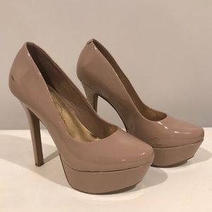 Nude Platform Heel